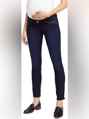 PAIGE verdugo ankle maternity ultra skinny jeans